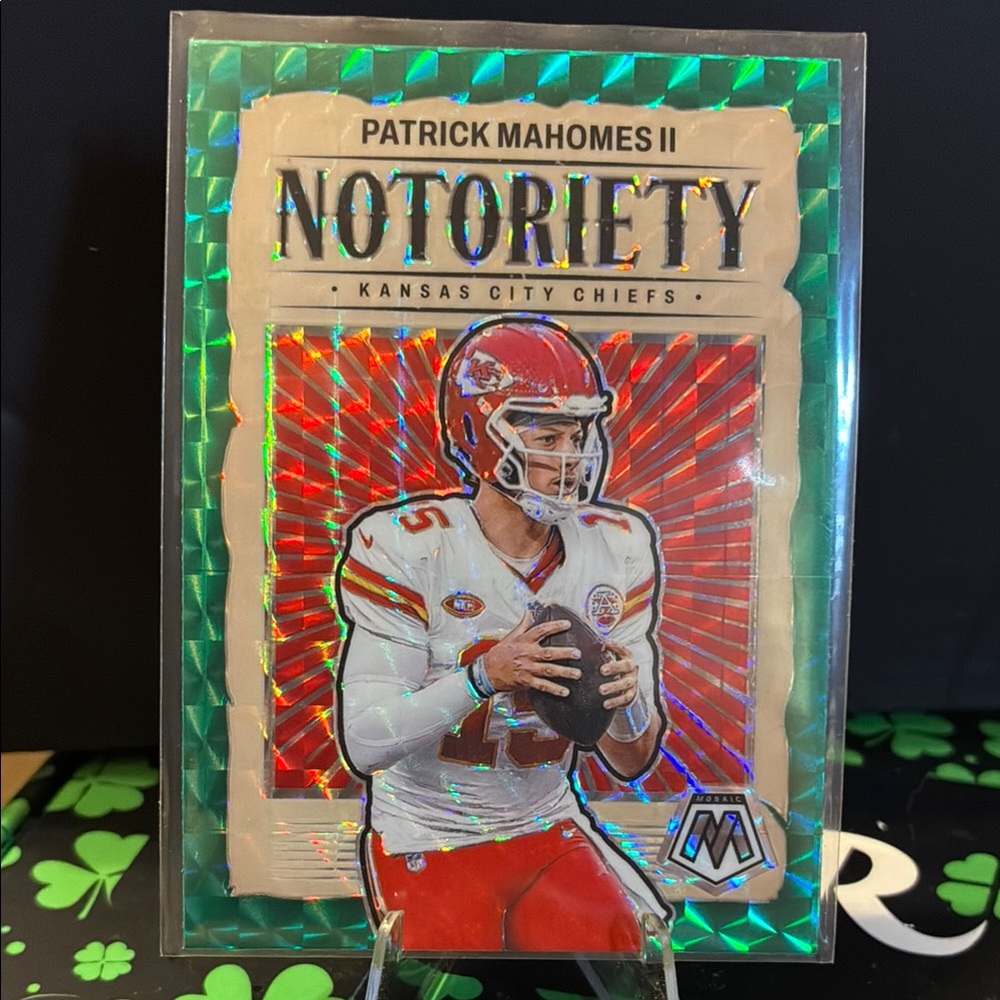 Panini Notoriety Trading Card - Green and Red